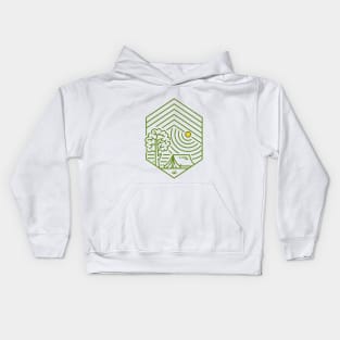 The Art of Camping 3 Kids Hoodie